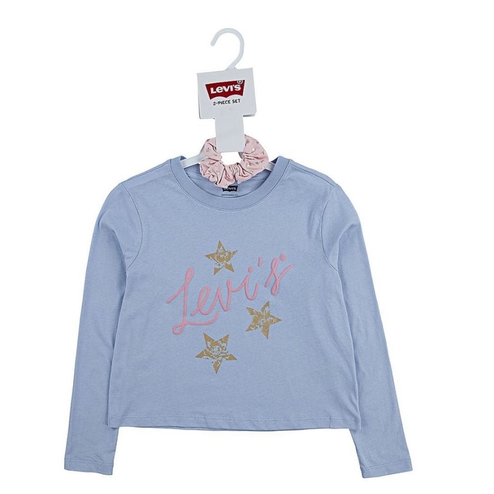 Girl's Levis Graphic Star Tee with Scrunchie